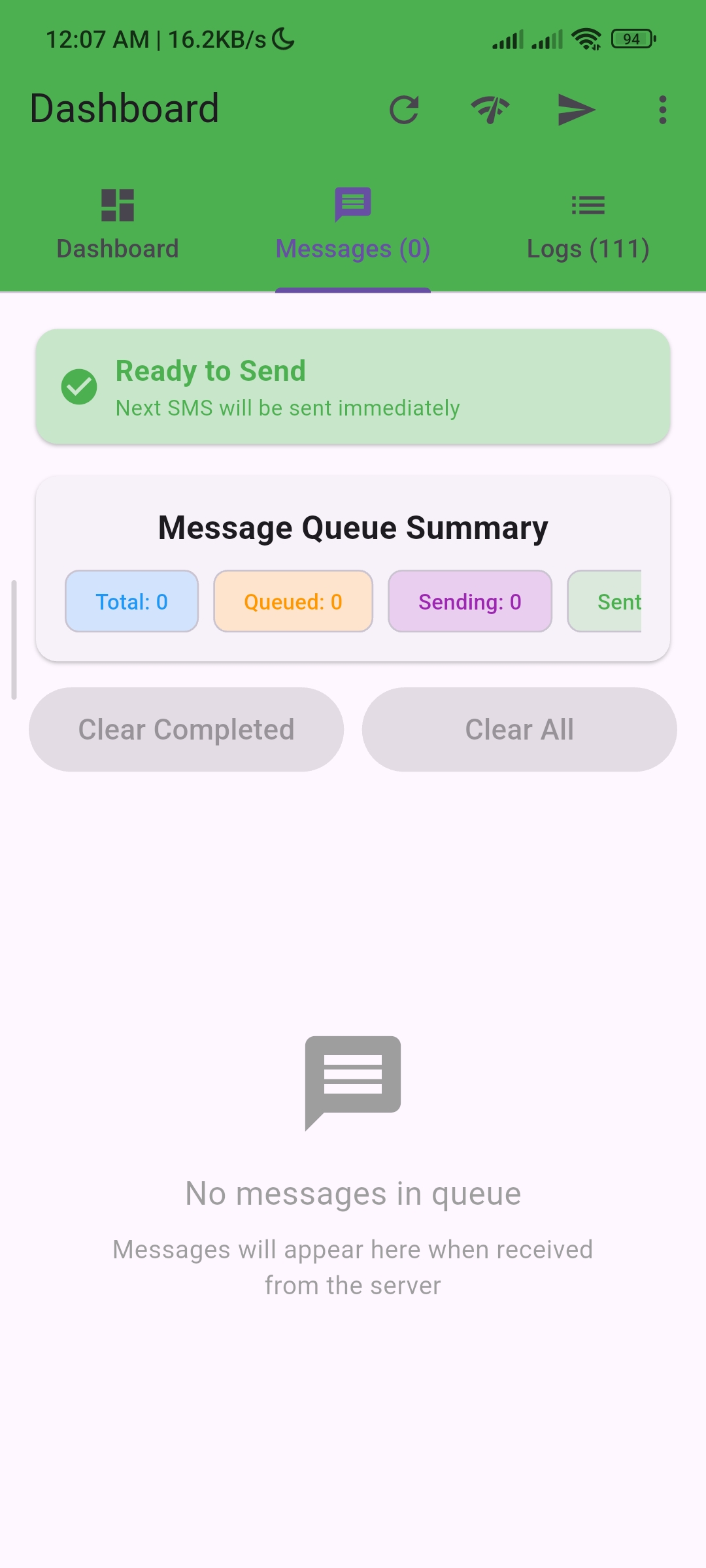 TextFlow – SMS Management and Alert System - Screenshot 2